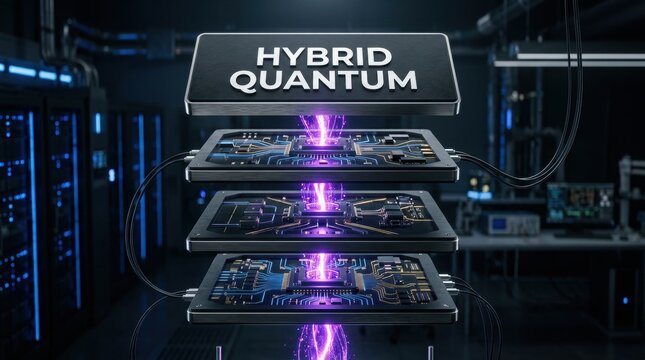 Revolutionary Quantum Computing Chip with Advanced Technology and Futuristic Design