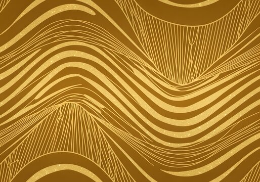 Wood texture background with natural wooden planks and golden details pattern