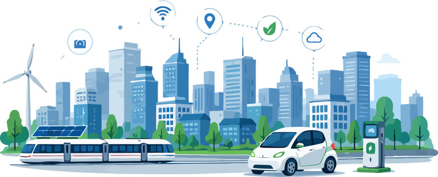 Vsai smart city developing clean energy and electric transport