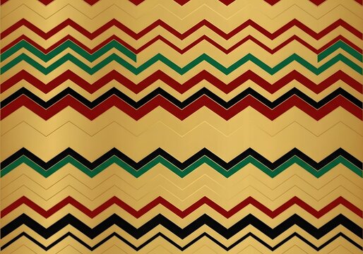 Wood texture background with natural wooden planks and golden details pattern