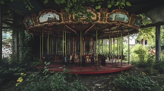 old wooden swing