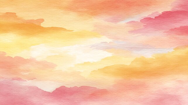 Vibrant gradient sky with soft clouds at sunrise or sunset background