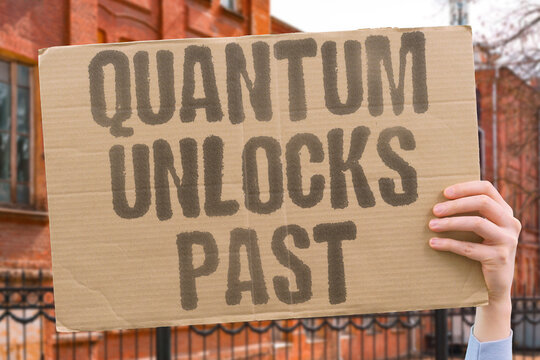 "Quantum unlocks past" Old encrypted data becomes readable. QUANTUM. SECURITY. HARVEST. DECRYPT. THREAT.