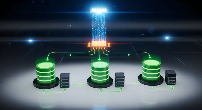 Data processing and server network infrastructure