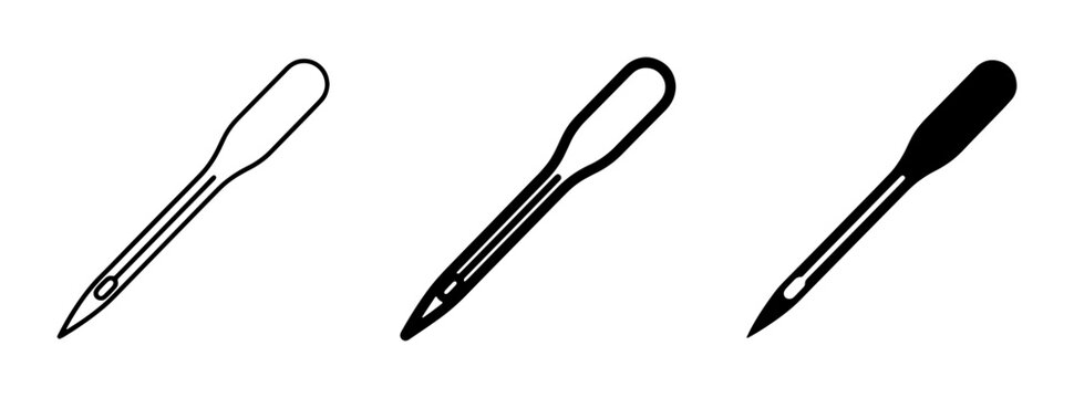 Sewing Machine Needles, Crafting Tools, Tailoring Supplies, Stitching Equipment, Needlework Icons