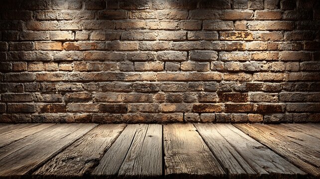 Weathered wooden barn wall with horizontal planks and nail holes background