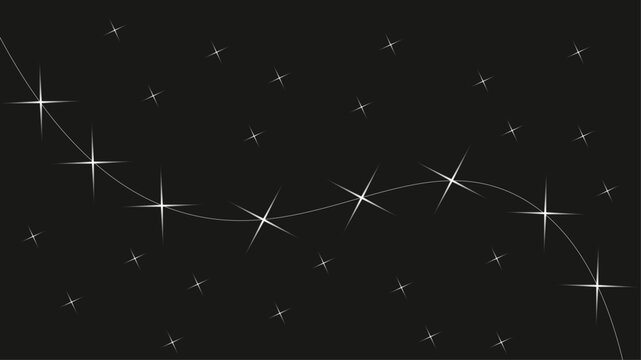 abstract background with stars