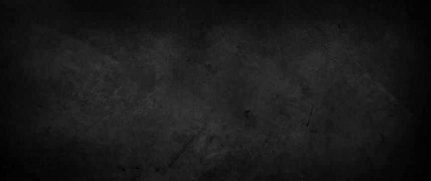 Grey textured dark grey black concrete wall background
