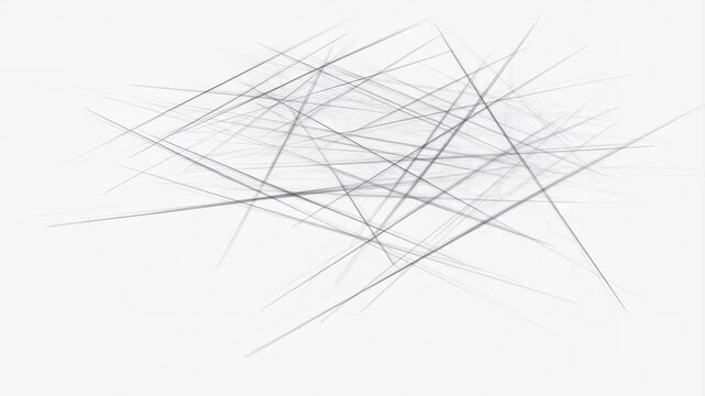Dynamic evolution of intersecting lines in abstract motion art sequence