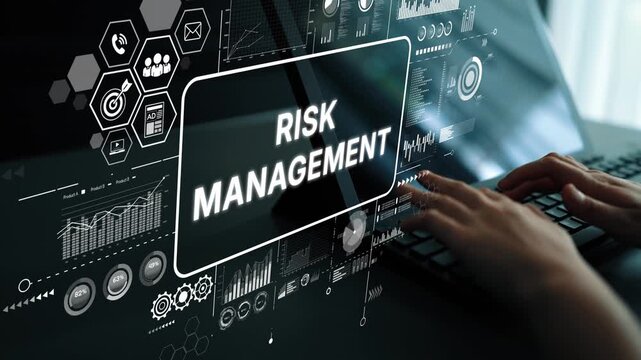 Digital Concept of Risk Management with Technology and Data Analysis in a Business Environment. Asymptotic smart data analytic.
