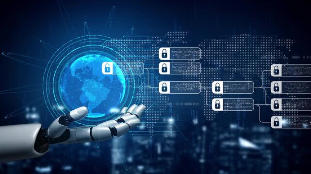 AI enhances blockchain systems by securing encrypted data chains, verifying transactions, and optimizing decentralized network integrity and smart contract execution Marrow