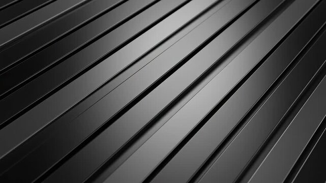 Abstract dark metallic surface with parallel lines and reflections