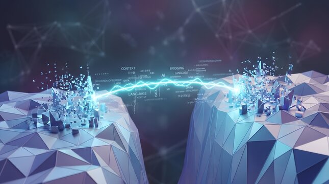 Abstract Natural Language Processing and AI Context Bridging Concept