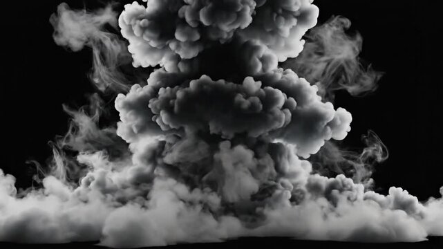 Realistic smoke cloud for use in compositions with VSRExport