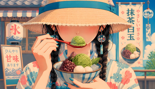あんみつ Images – Browse 1,099 Stock Photos, Vectors, and Video