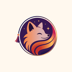 vector illustration of a fox © graphixprodigy