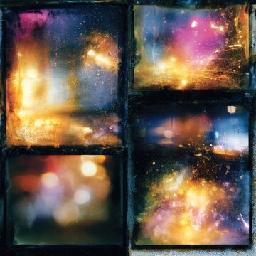 Abstract halation textures creating dreamy highlight bloom and cinematic visual depth.
