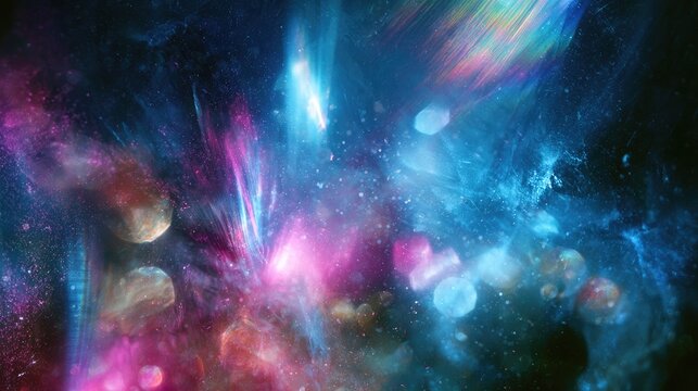 Artistic film overlay with experimental color bleeding and nostalgic retro aesthetic.