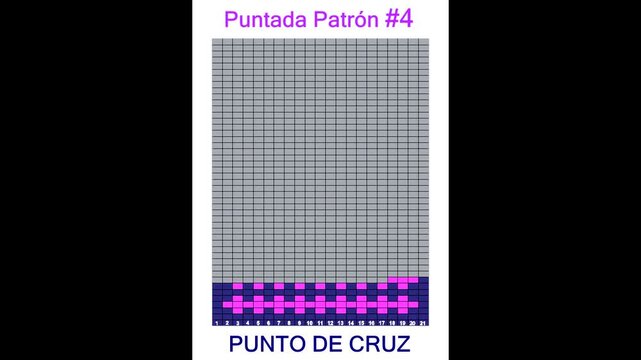 Dise&ntilde;o de tejido o patron a dos colores