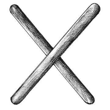 Png cross mark cartoon clipart black and white