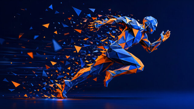 Abstract Polygonal Runner