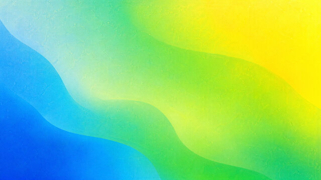 Abstract Gradient Blue Green Yellow Texture