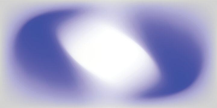 Trendy background with curved mis blurred blue and white colors