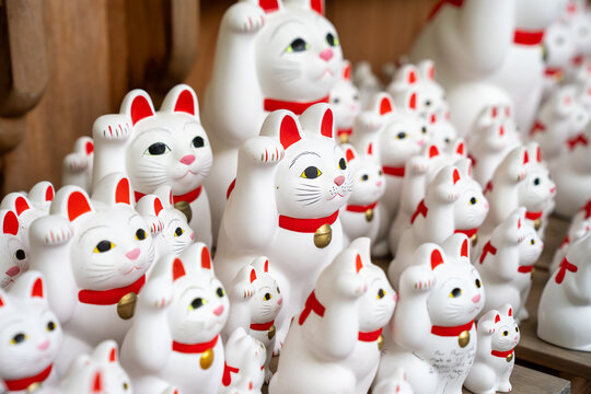 Gotokuji Temple aka Lucky Cat is located in Gotokuji 2-chome, Setagaya-ku, Tokyo. Soto Zen temple