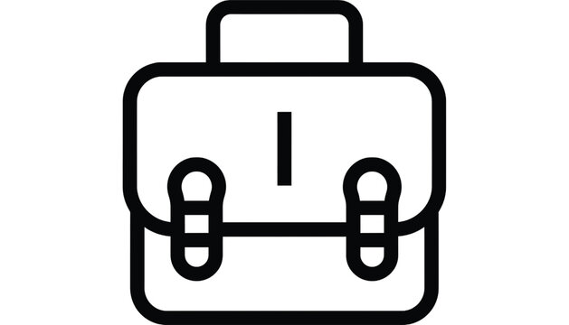 Briefcase, Black Briefcase Icon, Simple Briefcase Symbol Featuring Briefcase, Briefcase Icon, Briefcase Symbol with Black Briefcase and Simple