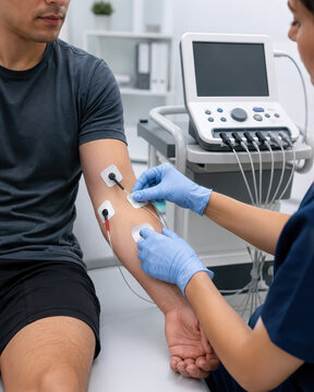 Surface EMG Muscle Signal Testing