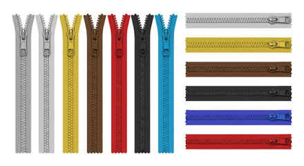 Zipper, colorful zippers, zipper set, 11 zippers © imran