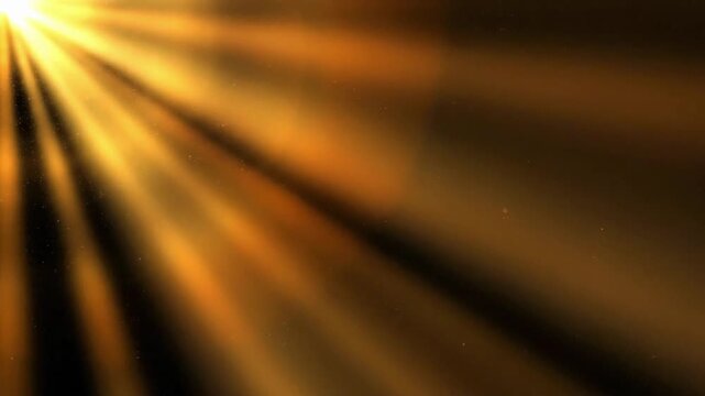 Warm light rays animate in a loop creating a bright and inviting backdrop for creativity and focus