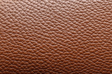 Fototapeta premium Close-Up of Rich Brown Leather Texture Showcasing Fine Grain and Surface Details for Design Projects