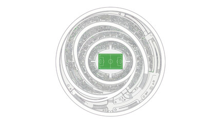 Stadium Vector Illustration © Steven