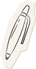 Pen Sticker Scrapbook Doodle