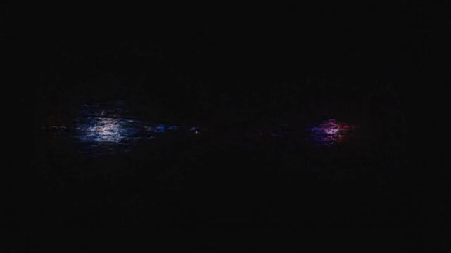 Fast camera flashes strike a super sensor at VSRExport during a dynamic light capture event