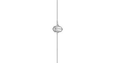 Cable Car Outline Vector Illustration © Sucang