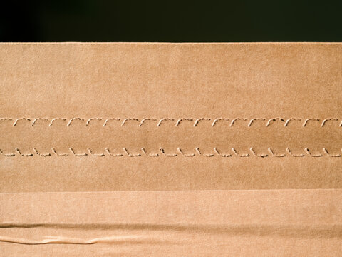 Cardboard box in sunlight 