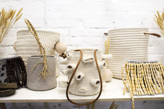 workshop for making natural bags
