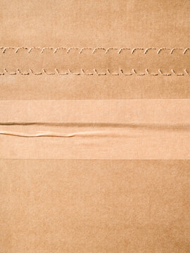 Sealed cardboard box 