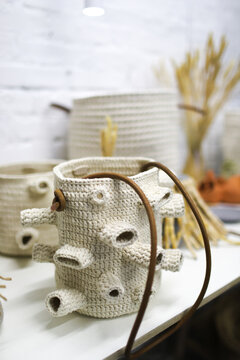 workshop for making natural bags