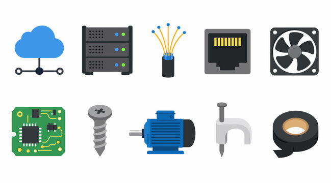 Assorted Technology and Industrial Components Collection.