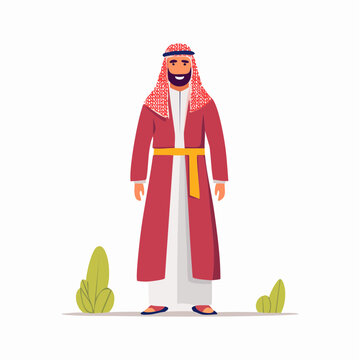 Arab Man in Traditional Clothing