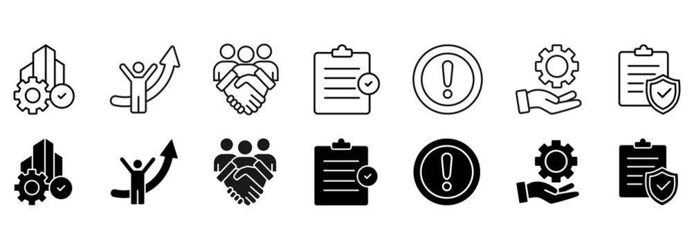 Employee icon set. vector illustration
