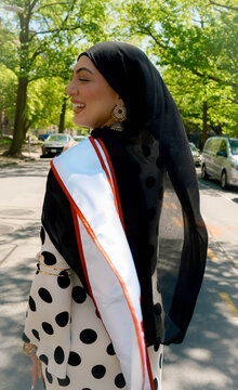Student Celebrating Graduation