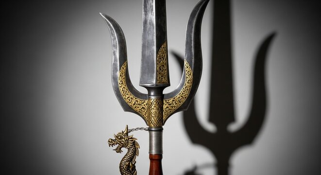 Decorative trident weapon