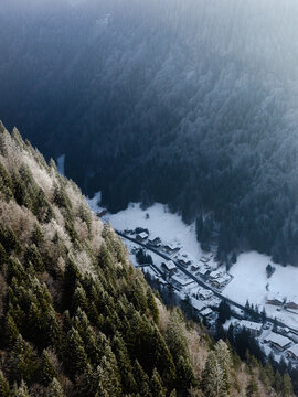 Paragliding over Morzine