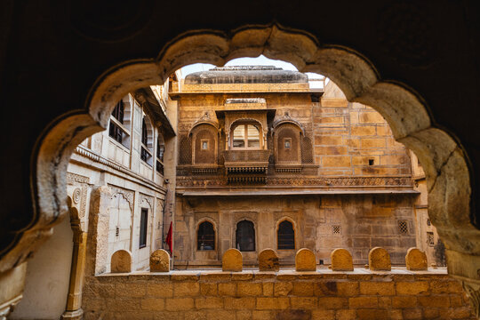 Maharaja Palace View Through Arch