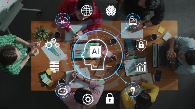Creative Team Collaboration Using AI Technology and Digital Tools for Business Solutions in a Modern Office Environment. Entropy.