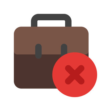 unemployed flat icon